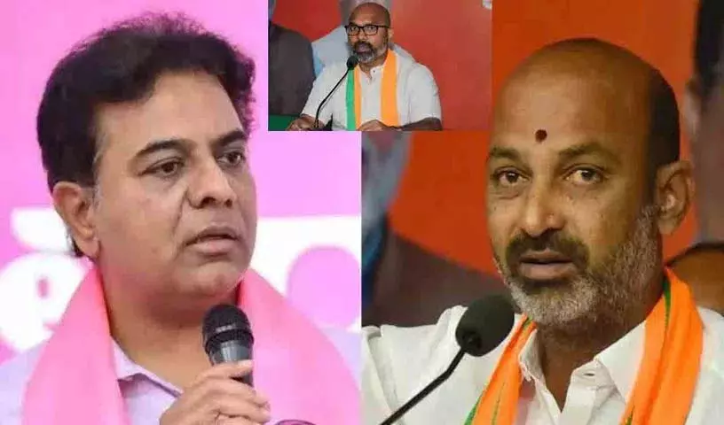 KTR ने मानहानि को लेकर बीजेपी सांसदों को कानूनी नोटिस भेजा KTR ने मानहानि को लेकर बीजेपी सांसदों को कानूनी नोटिस भेजा