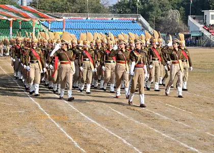 Jammu में गणतंत्र दिवस परेड के लिए फुल ड्रेस रिहर्सल हुई Jammu में गणतंत्र दिवस परेड के लिए फुल ड्रेस रिहर्सल हुई