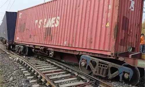 Mp News:माक्सी रेलवे स्टेशन के पास मालगाड़ी के दो डिब्बे पटरी से  उतरे,कोई जनहानि नहीं