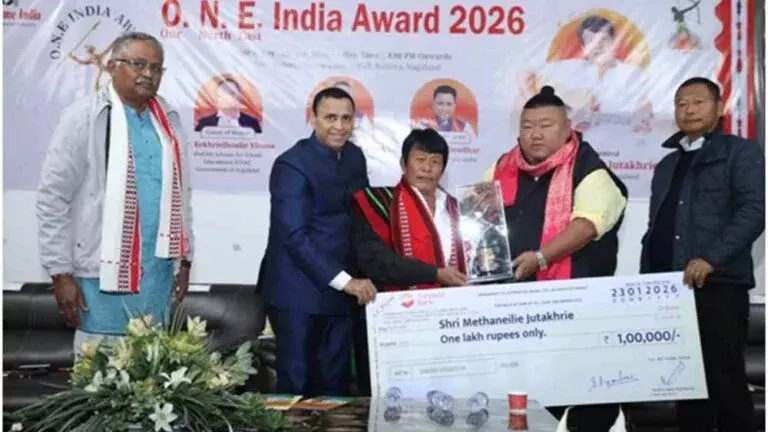 Nagaland: मेथेनेली को O.N.E. इंडिया अवॉर्ड 2026 से सम्मानित किया गया