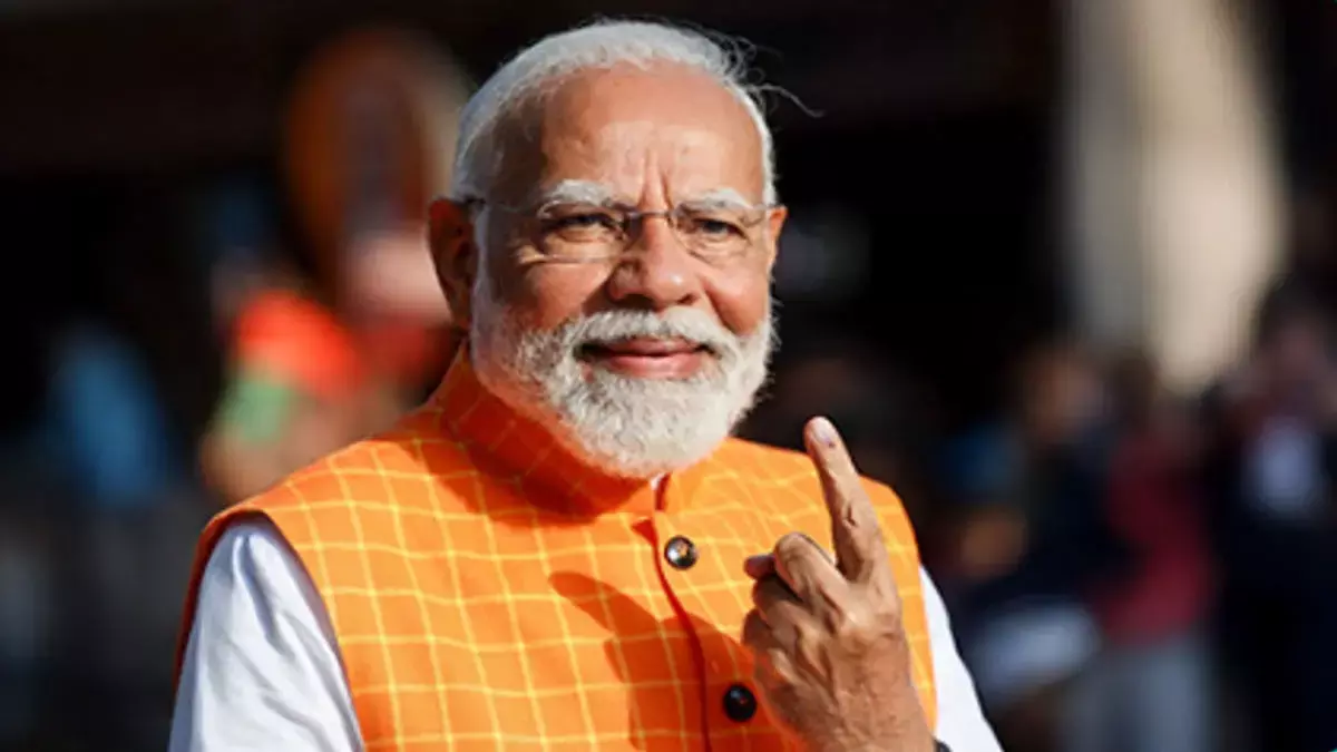 नेशनल वोटर्स डे पर PM मोदी का संदेश: वोटर होना सिर्फ़ संवैधानिक अधिकार नहीं, बल्कि अहम फ़र्ज़ नेशनल वोटर्स डे पर PM मोदी का संदेश: वोटर होना सिर्फ़ संवैधानिक अधिकार नहीं, बल्कि अहम फ़र्ज़