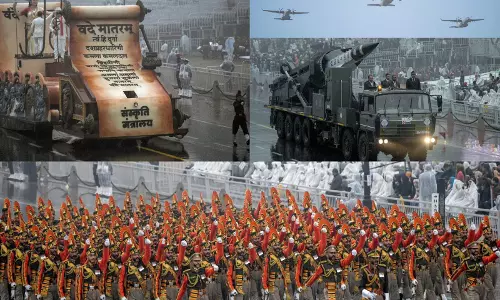 77वें Republic Day परेड में 30 झांकियां और ऑपरेशन सिंदूर की सैन्य संयुक्तता प्रदर्शित