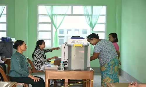 Myanmar में सैन्य शासन की आलोचना के बीच जुंटा द्वारा कराए जा रहे चुनाव का अंतिम चरण शुरू हुआ