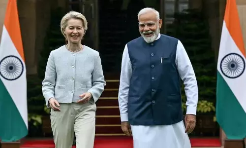 EU के साथ FTA से FY31 तक भारत के ट्रेड सरप्लस में $50 बिलियन का इज़ाफ़ा हो सकता EU के साथ FTA से FY31 तक भारत के ट्रेड सरप्लस में $50 बिलियन का इज़ाफ़ा हो सकता