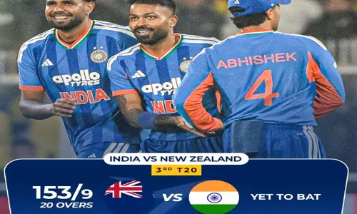 T20 series: टीम इंडिया के लिए आसान लक्ष्य, न्यूजीलैंड 154 रनों पर सिमटा T20 series: टीम इंडिया के लिए आसान लक्ष्य, न्यूजीलैंड 154 रनों पर सिमटा