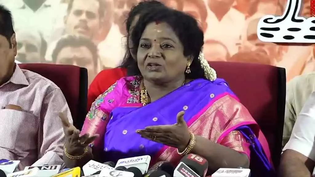 मुख्यमंत्री की केंद्र सरकार की आलोचना स्वीकार्य नहीं है: Tamilisai मुख्यमंत्री की केंद्र सरकार की आलोचना स्वीकार्य नहीं है: Tamilisai