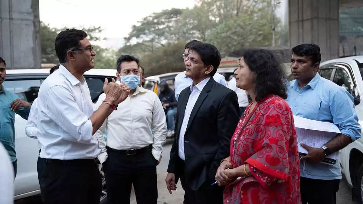 PMRDA प्रमुख योगेश म्हसे ने शिवाजीनगर-हिंजवड़ी मेट्रो लाइन 3 का निरीक्षण किया PMRDA प्रमुख योगेश म्हसे ने शिवाजीनगर-हिंजवड़ी मेट्रो लाइन 3 का निरीक्षण किया