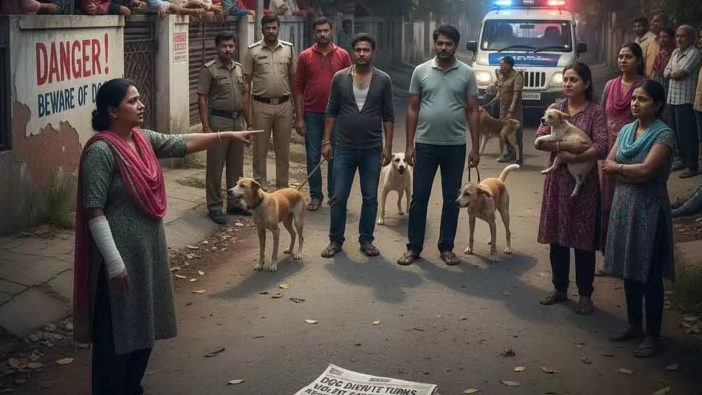 Bhopal : कुत्तों को लेकर विवाद हिंसक हुआ, दस लोगों के खिलाफ मामला दर्ज Bhopal : कुत्तों को लेकर विवाद हिंसक हुआ, दस लोगों के खिलाफ मामला दर्ज