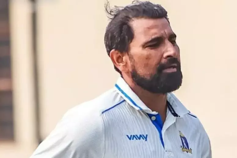 Ranji Trophy: शमी ने पांच विकेट लिए, बंगाल ने सर्विसेज को हराकर नॉकआउट में जगह बनाई Ranji Trophy: शमी ने पांच विकेट लिए, बंगाल ने सर्विसेज को हराकर नॉकआउट में जगह बनाई
