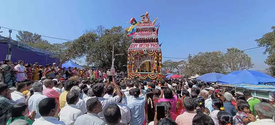 Karnataka: सोमेश्वर स्वामी मंदिर में ब्रह्मरथोत्सव आज Karnataka: सोमेश्वर स्वामी मंदिर में ब्रह्मरथोत्सव आज