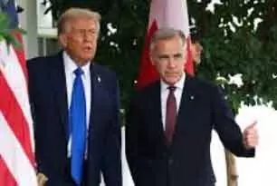 ट्रम्प की टैरिफ धमकी पर Canadian PM ने कनाडाई सामान खरीदने की अपील की ट्रम्प की टैरिफ धमकी पर Canadian PM ने कनाडाई सामान खरीदने की अपील की