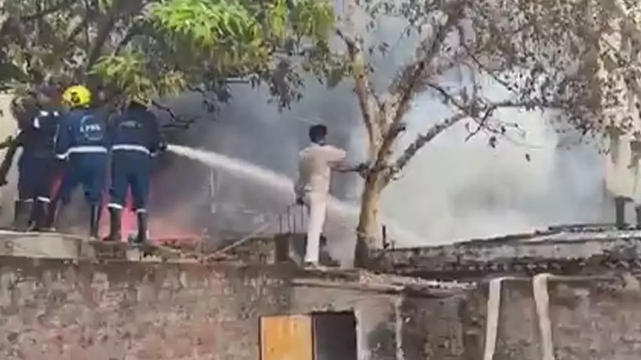 हैदराबाद फर्नीचर स्टोर में आग: मरने वालों की संख्या बढ़कर 5 हुई; सरकार ने मुआवजे का ऐलान किया हैदराबाद फर्नीचर स्टोर में आग: मरने वालों की संख्या बढ़कर 5 हुई; सरकार ने मुआवजे का ऐलान किया