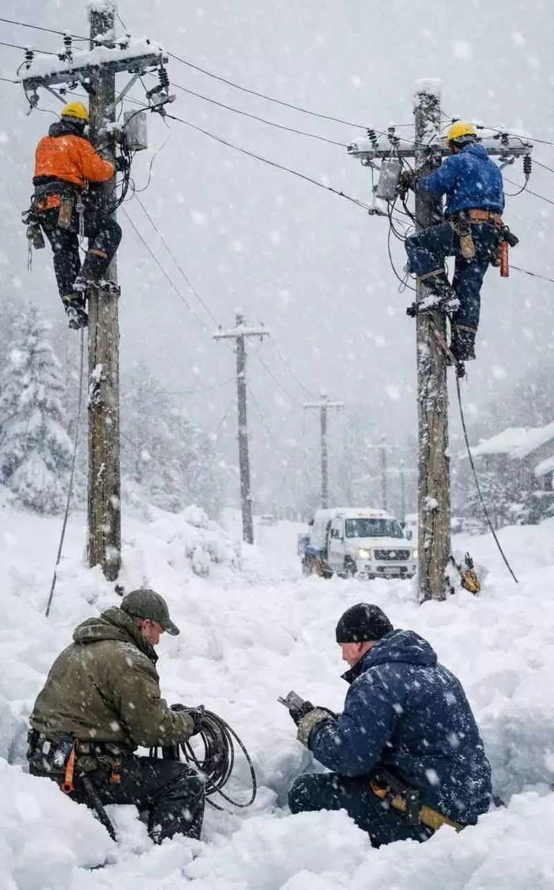 बर्फ़ीले तूफ़ान से Manali ठप, सैकड़ों लोग फंसे बर्फ़ीले तूफ़ान से Manali ठप, सैकड़ों लोग फंसे