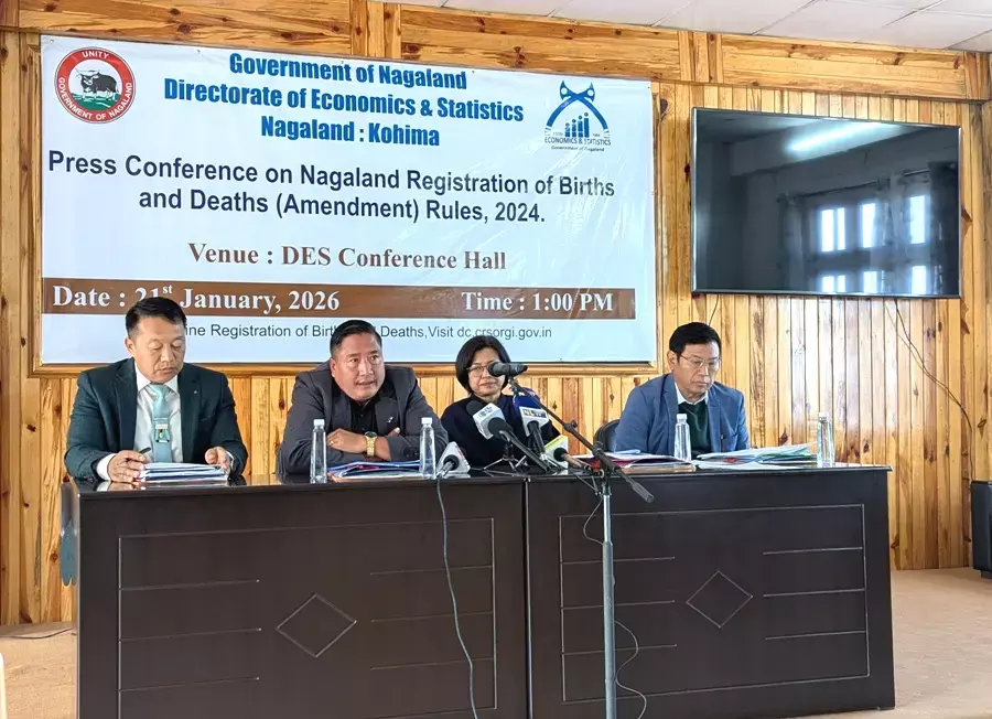 Nagaland: SKK का 52वां द्विवार्षिक आम सम्मेलन 28 जनवरी से Nagaland: SKK का 52वां द्विवार्षिक आम सम्मेलन 28 जनवरी से