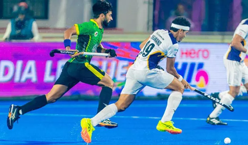 रांची रॉयल्स ने हैदराबाद तूफान को 3-2 से हराकर एचआईएल फाइनल में जगह बनाई रांची रॉयल्स ने हैदराबाद तूफान को 3-2 से हराकर एचआईएल फाइनल में जगह बनाई