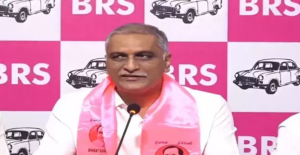 Telangana: भट्टी ने रेवंत रेड्डी को बचाया, हरीश राव का आरोप Telangana: भट्टी ने रेवंत रेड्डी को बचाया, हरीश राव का आरोप