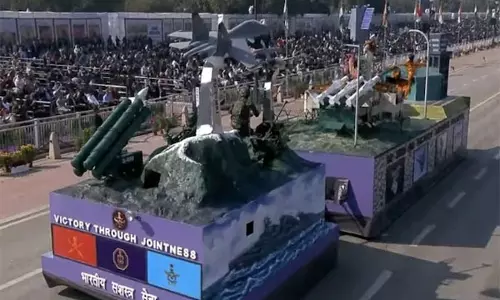 Op Sindoor को 77वें गणतंत्र दिवस परेड में तीनों सेनाओं की झांकी में दिखाया गया
