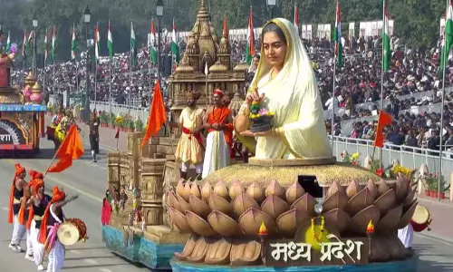 गणतंत्र दिवस 2026: मध्य प्रदेश ने Indore की रानी अहिल्या बाई होलकर को समर्पित झांकी प्रस्तुत की