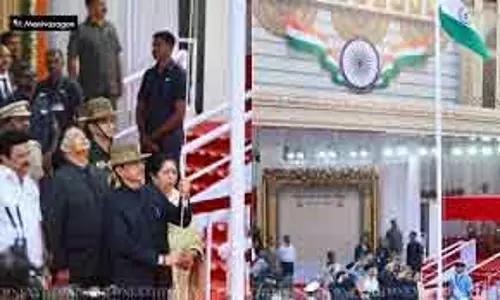 राज्यपाल ने Chennai में गणतंत्र दिवस समारोह में राष्ट्रीय ध्वज फहराया।