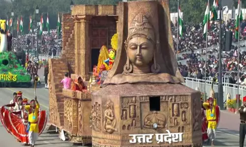 कर्तव्य पथ पर Uttar Pradesh की झांकी में बुंदेलखंड की विरासत और आधुनिक दृष्टिकोण का प्रदर्शन