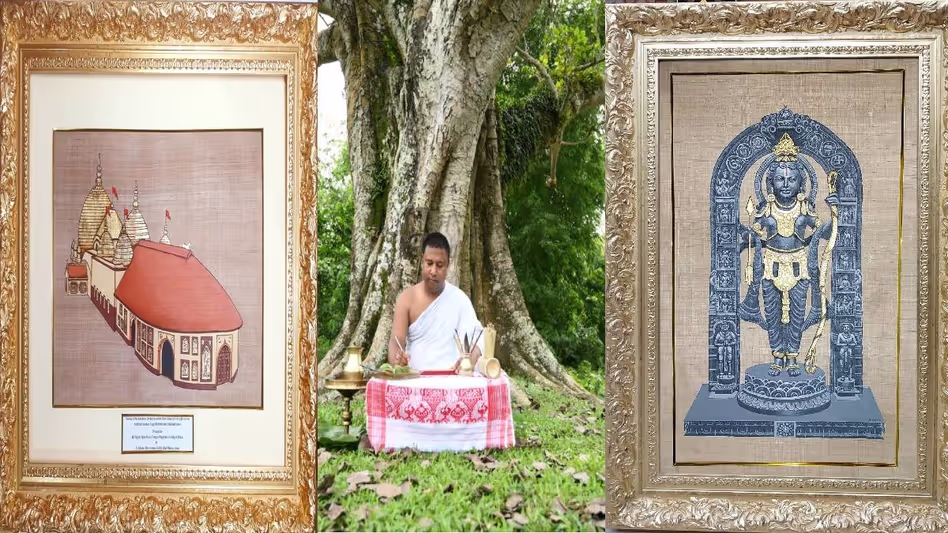 Assam के कलाकार की क्लासिकल पांडुलिपियों को राष्ट्रपति भवन लाइब्रेरी में जगह मिली