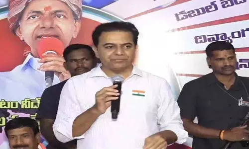 नगरपालिका चुनावों में कांग्रेस पार्टी को चेतावनी दी जानी चाहिए.. KTR की अपील