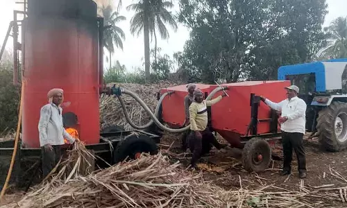 Karnataka : चावल प्रोसेसिंग का काम शुरू Karnataka : चावल प्रोसेसिंग का काम शुरू