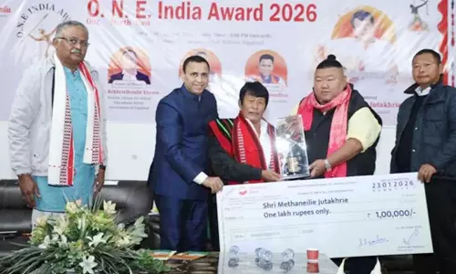 Nagaland : मेथेनिलि को O.N.E. इंडिया अवार्ड 2026 से सम्मानित किया