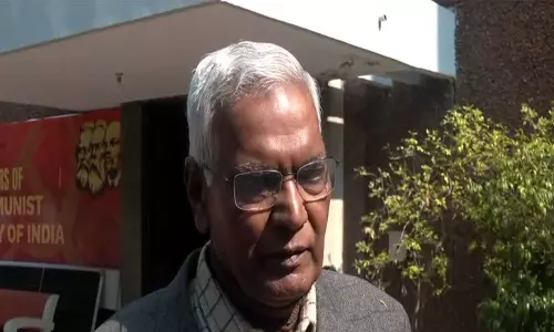 भारत गणराज्य सांप्रदायिक-फासीवादी ताकतों से खतरे का सामना कर रहा है: D. Raja भारत गणराज्य सांप्रदायिक-फासीवादी ताकतों से खतरे का सामना कर रहा है: D. Raja
