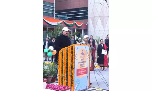 Delhi : एएआई के डीएटीएस कॉम्प्लेक्स में गणतंत्र दिवस धूमधाम से मनाया गया Delhi : एएआई के डीएटीएस कॉम्प्लेक्स में गणतंत्र दिवस धूमधाम से मनाया गया