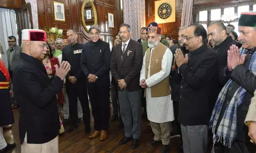 हिमाचल प्रदेश के राज्यपाल ने 77वें Republic Day के अवसर पर घर पर सभा का किया आयोजन