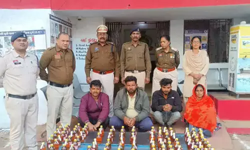 पुलिस ने अवैध शराब तस्करों के खिलाफ की कार्रवाई, 7 आरोपी गिरफ्तार