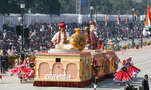 गणतंत्र दिवस: कर्तव्य पथ पर राजस्थान की सांस्कृतिक झांकी ने दर्शकों को किया आकर्षित