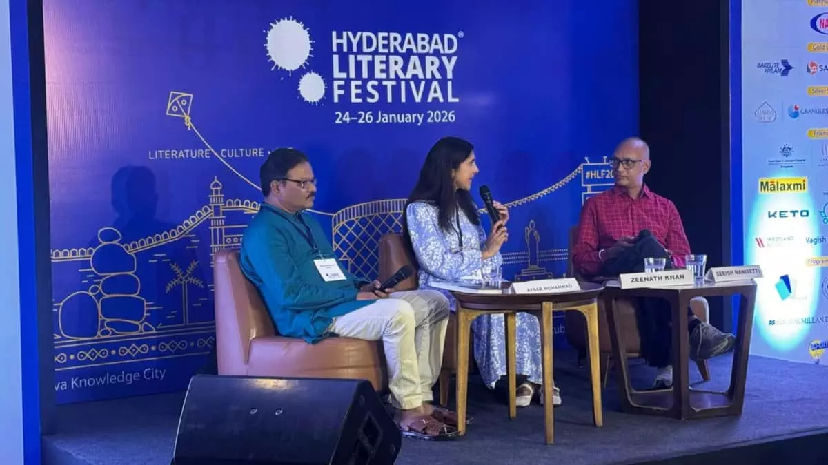 1948 में पुलिस कार्रवाई में 50,000 लोग मारे गए थे: इतिहासकार ने HLF के दर्शकों को चौंका दिया 1948 में पुलिस कार्रवाई में 50,000 लोग मारे गए थे: इतिहासकार ने HLF के दर्शकों को चौंका दिया