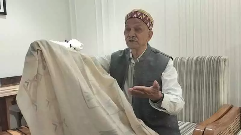 Sonepat अनसंग हैंडलूम पायनियर खेम राज सुंदरियाल को पद्म श्री मिला Sonepat अनसंग हैंडलूम पायनियर खेम राज सुंदरियाल को पद्म श्री मिला