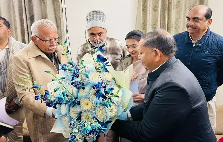 हरियाणा के मुख्यमंत्रियों की बैठक से पहले खट्टर को SYL मुद्दे पर समाधान की उम्मीद हरियाणा के मुख्यमंत्रियों की बैठक से पहले खट्टर को SYL मुद्दे पर समाधान की उम्मीद
