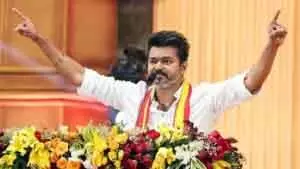 विजय ने 2026 Tamil Nadu चुनाव अकेले लड़ने का ऐलान, DMK-AIADMK को BJP का सहयोगी बताया विजय ने 2026 Tamil Nadu चुनाव अकेले लड़ने का ऐलान, DMK-AIADMK को BJP का सहयोगी बताया