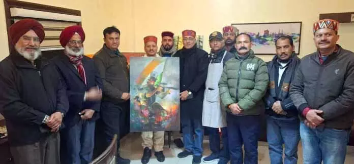Jammu के कलाकारों ने डलहौजी में पेंटर्स कैंप में हिस्सा लिया Jammu के कलाकारों ने डलहौजी में पेंटर्स कैंप में हिस्सा लिया