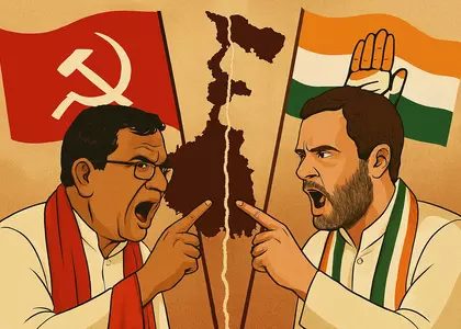 लेफ्ट-कांग्रेस विवाद Bengal में दिखा सकता है चुनावी दरार लेफ्ट-कांग्रेस विवाद Bengal में दिखा सकता है चुनावी दरार