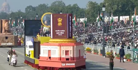 गणतंत्र दिवस परेड में गृह मंत्रालय की झांकी, अमित शाह ने शेयर किया फोटो गणतंत्र दिवस परेड में गृह मंत्रालय की झांकी, अमित शाह ने शेयर किया फोटो