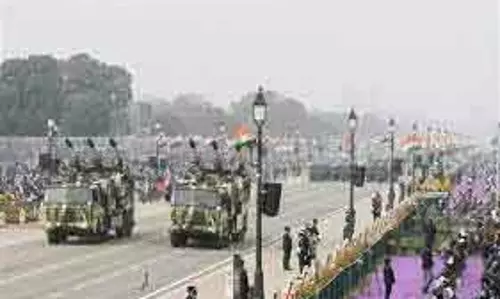 भारत ने गणतंत्र दिवस परेड में प्रमुख सैन्य प्लेटफॉर्म प्रदर्शित किए। भारत ने गणतंत्र दिवस परेड में प्रमुख सैन्य प्लेटफॉर्म प्रदर्शित किए।
