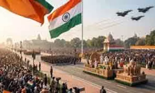 CUK ने 77वां गणतंत्र दिवस और वंदे मातरम के 150 साल मनाए CUK ने 77वां गणतंत्र दिवस और वंदे मातरम के 150 साल मनाए