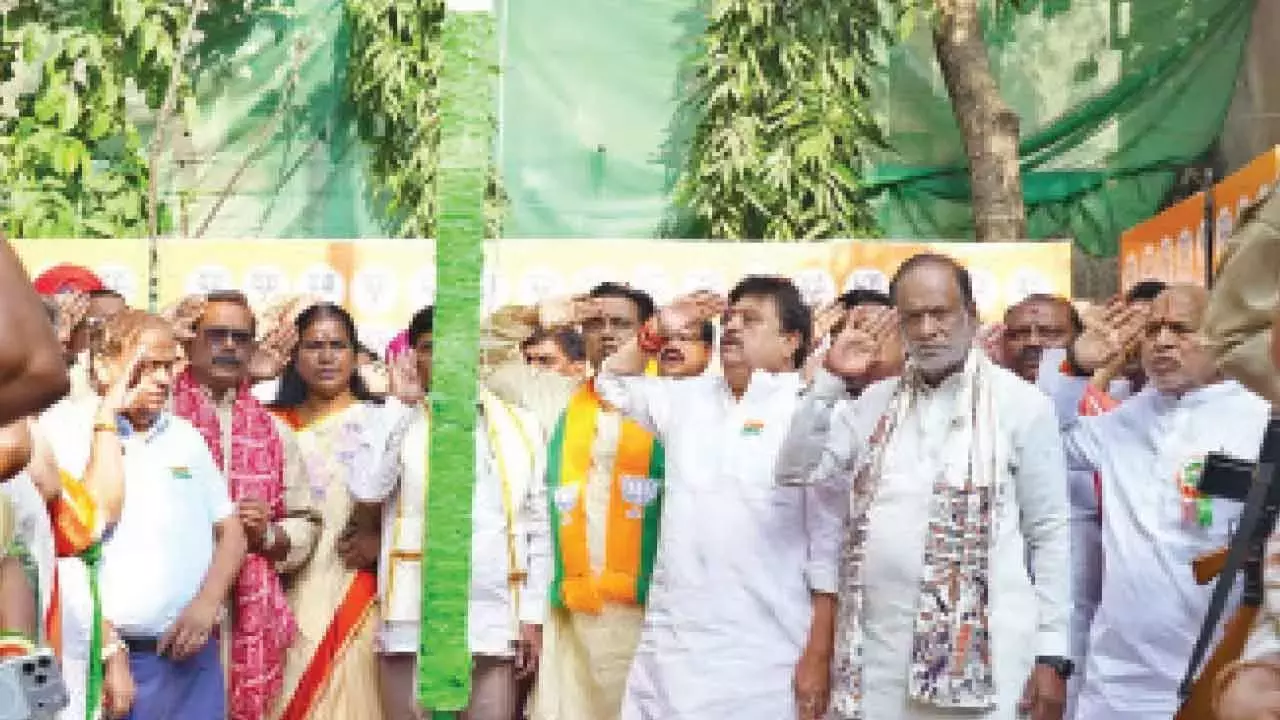 Congress का संविधान का अपमान करने का इतिहास रहा है: प्रदेश बीजेपी अध्यक्ष