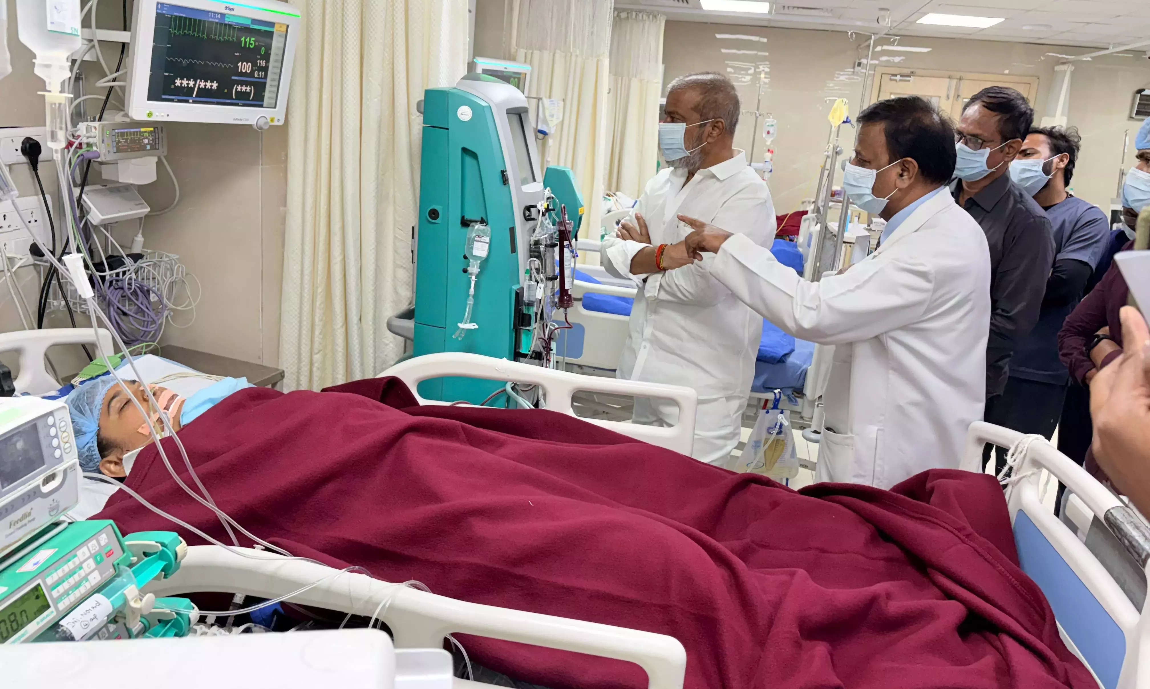 NIMS में भर्ती घायल एक्साइज कांस्टेबल के लिए परिवार ने किडनी डोनेशन की अपील की
