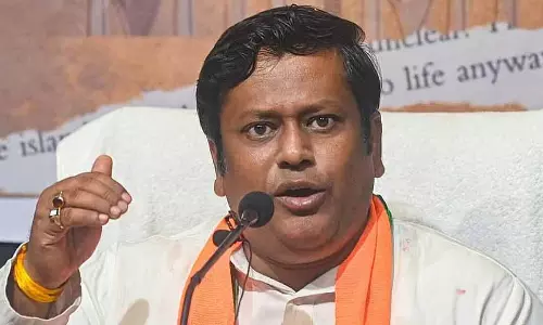 BJP ने भारत माता पंडाल में आग लगाने की कोशिश का आरोप लगाया, पुलिस को शॉर्ट-सर्किट का शक है