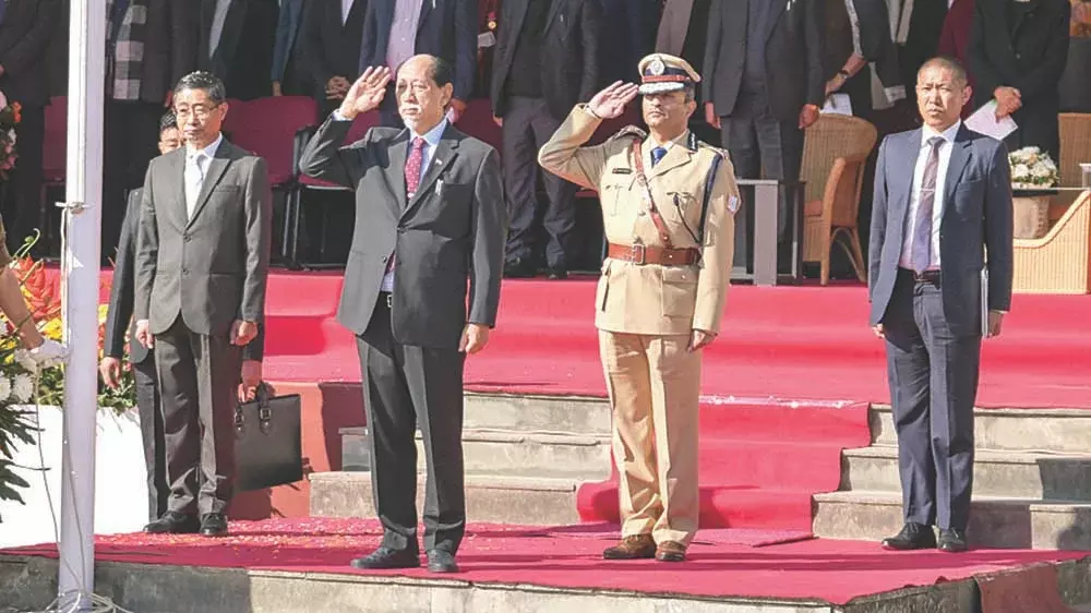 Nagaland : रियो ने विकास और शांति के प्रति अपनी प्रतिबद्धता दोहराई Nagaland : रियो ने विकास और शांति के प्रति अपनी प्रतिबद्धता दोहराई