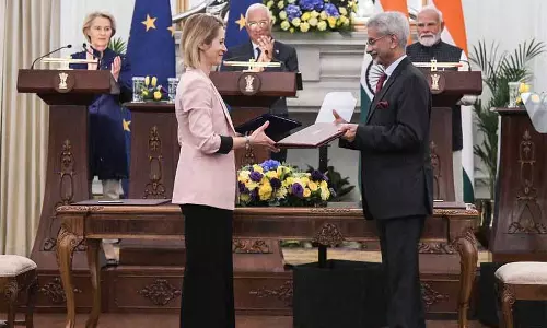भारत-EU समिट से ग्लोबल ऑर्डर का रिस्क कम होगा, EAM जयशंकर ने कहा भारत-EU समिट से ग्लोबल ऑर्डर का रिस्क कम होगा, EAM जयशंकर ने कहा