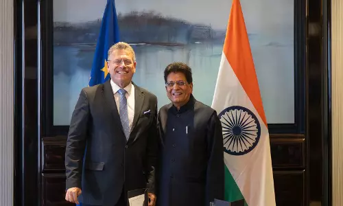 EU के व्यापार आयुक्त ने भारत के साथ संपन्न मुक्त व्यापार समझौता सबसे बड़ा बताया EU के व्यापार आयुक्त ने भारत के साथ संपन्न मुक्त व्यापार समझौता सबसे बड़ा बताया