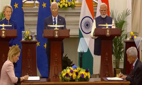 भारत-EU ने सुरक्षा और रक्षा साझेदारी पर हस्ताक्षर किए, हरित हाइड्रोजन और गतिशीलता समझौते भी शामिल