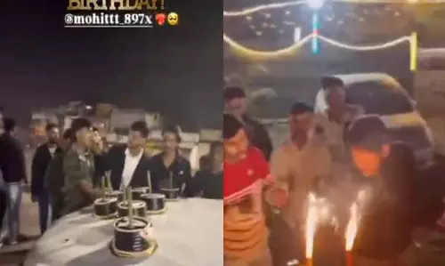 Raipur Breaking: बर्थडे सेलिब्रेशन में सड़क पर हुड़दंग, वीडियो वायरल